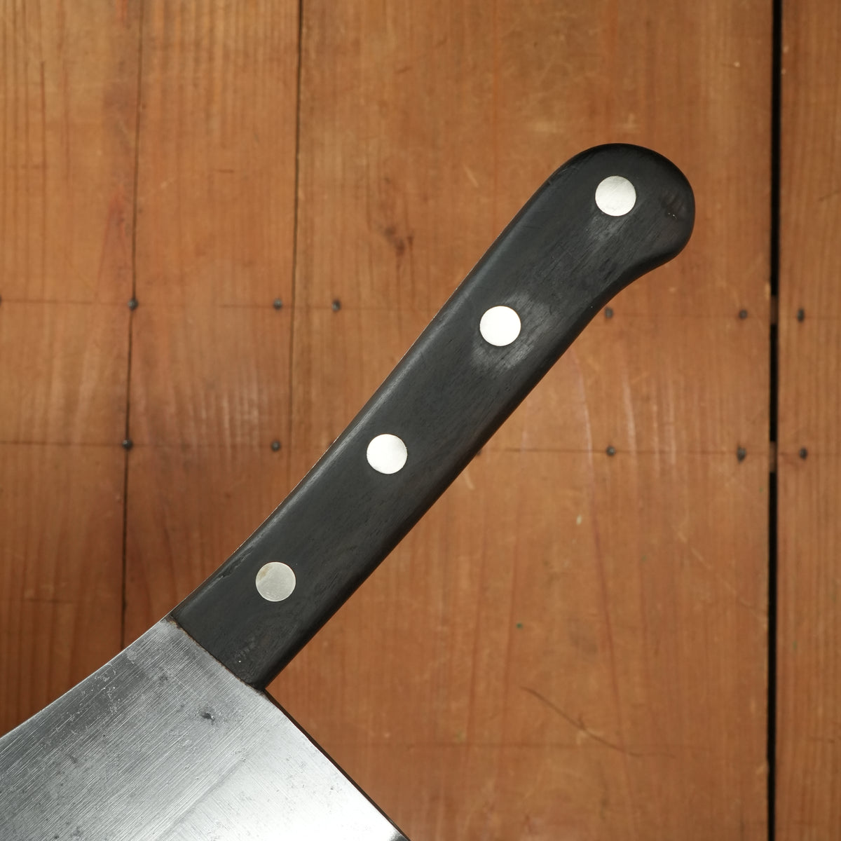 J A Henckels 8" Cleaver Model 12-8" Carbon Steel Solingen, Germany 1950s