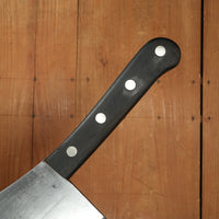 J A Henckels 8" Cleaver Model 12-8" Carbon Steel Solingen, Germany 1950s