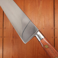 A Stock New Old Stock 12" Ideal Chef Carbon Rosewood Thiers, France 1980-90