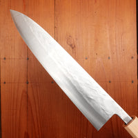 Hitohira TD 240mm Gyuto SLD Tsuchime Walnut Handle