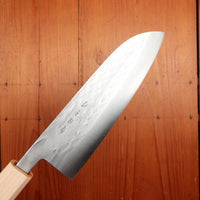 Hitohira TD 165mm Santoku SLD Tsuchime Walnut Handle