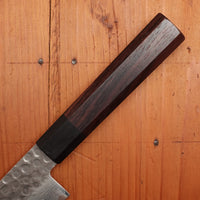 Hitohira HG 180mm Gyuto Stainless Tsuchime Damascus Rosewood Handle
