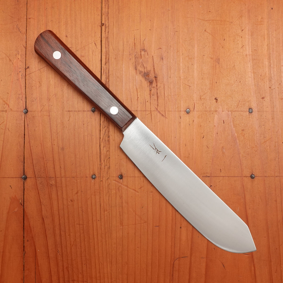 Hitohira 150mm Butchering Knife SK Carbon Steel Wood Handle (No Bolster)