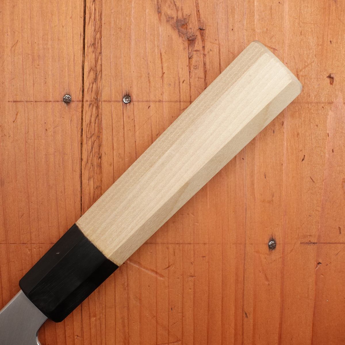 Hitohira Tanaka Ren 180mm Santoku Shirogami 2 Ho Wood