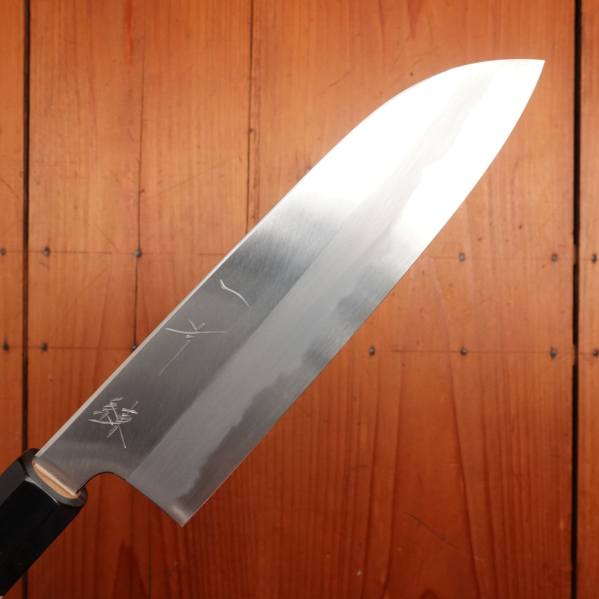 Hitohira Tanaka Ren 180mm Santoku Shirogami 2 Ho Wood
