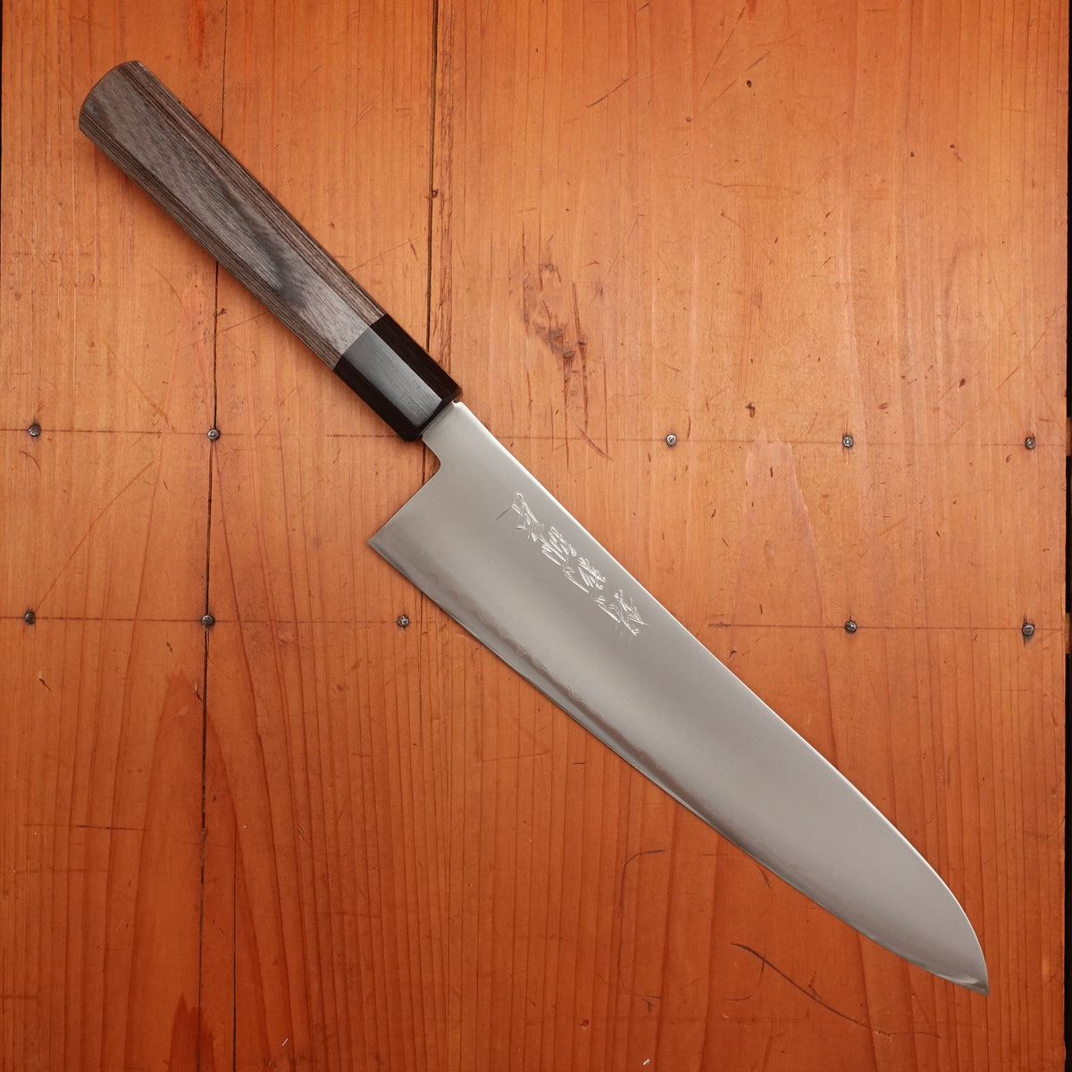 Hitohira Imojiya TH 240mm Gyuto Aogami Super Pakka Handle
