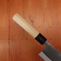 Hitohira TD 165mm Nakiri Stainless Clad Aogami 2 Kurouchi Ho Wood Handle (D-Shape)