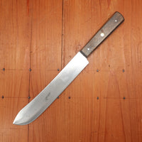 New Old Stock Au Nain 8" Bullnose Carbon Steel Brass Rosette Beechwood St. Remy, Thiers, France 1950-60