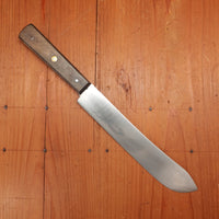 New Old Stock Au Nain 8" Bullnose Carbon Steel Brass Rosette Beechwood St. Remy, Thiers, France 1950-60