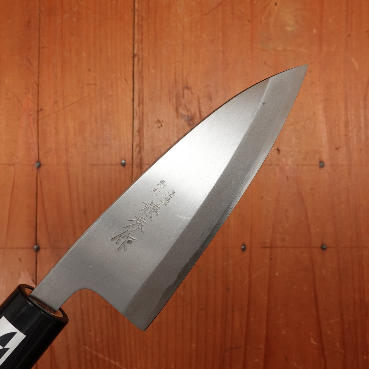 New Old Stock Kanehide 120mm Deba Shirogami 3 Poplar Handle