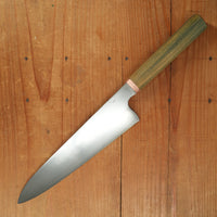Rolin Knives Honyaki 210mm Gyuto W2 Carbon Argentine Lignum Vitae with Saya