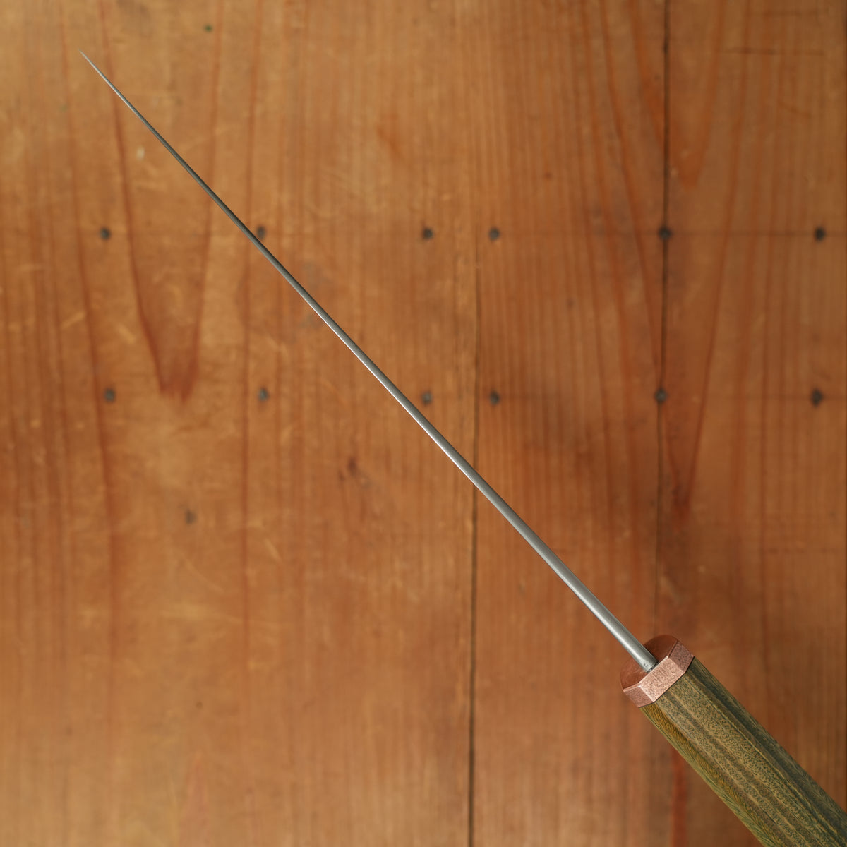 Rolin Knives Honyaki 210mm Gyuto W2 Carbon Argentine Lignum Vitae with Saya