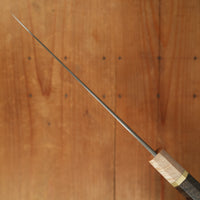 Rolin Knives Honyaki 200mm W2 Curly Walnut & Maple with Brass