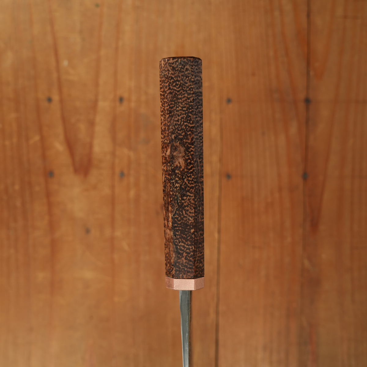 Rolin Knives GoMai 195mm Gyuto Lohman Carbon Spalted Maple & Copper with Saya