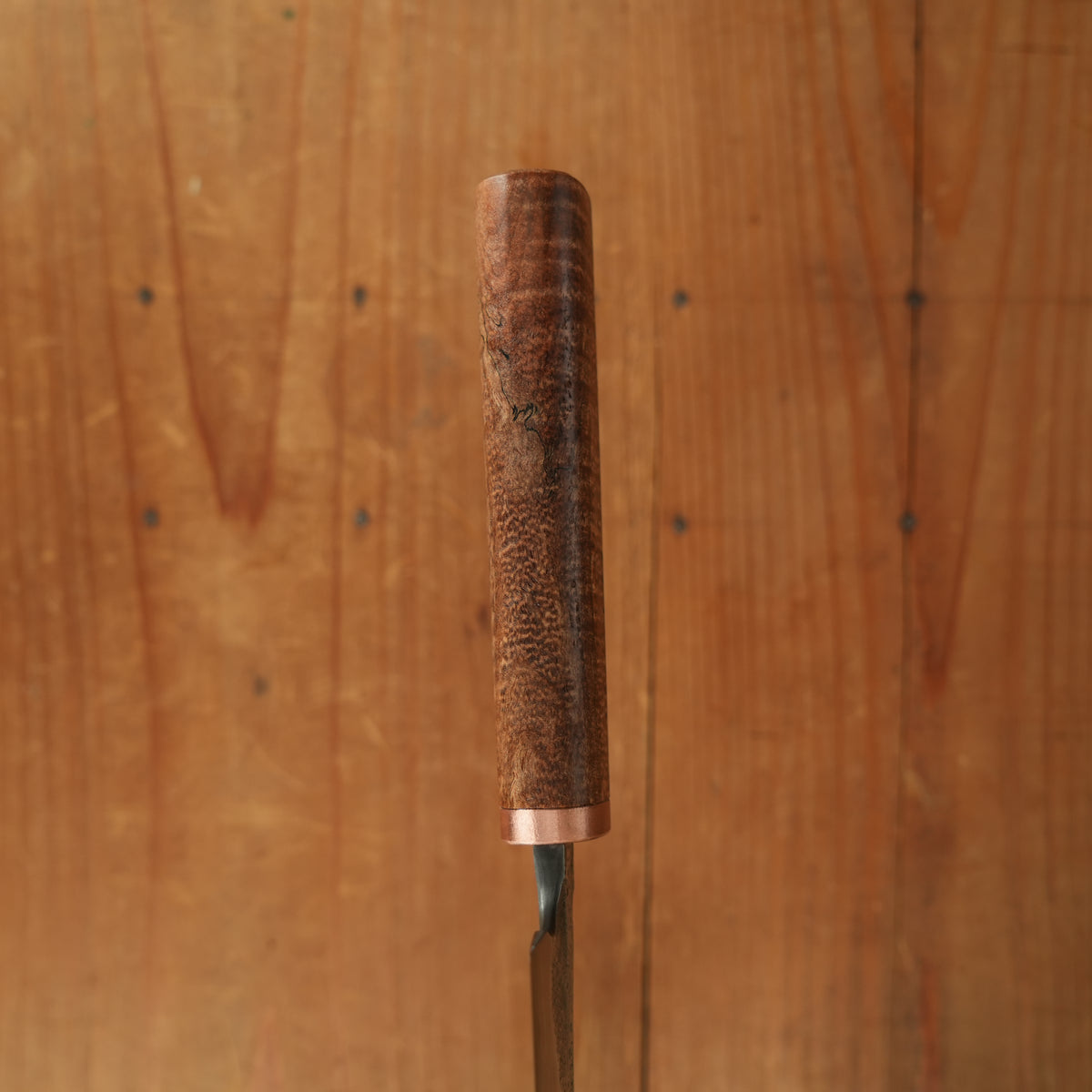 Rolin Knives GoMai 195mm Gyuto Lohman Carbon Spalted Maple & Copper with Saya