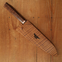Rolin Knives GoMai 195mm Gyuto Lohman Carbon Spalted Maple & Copper with Saya