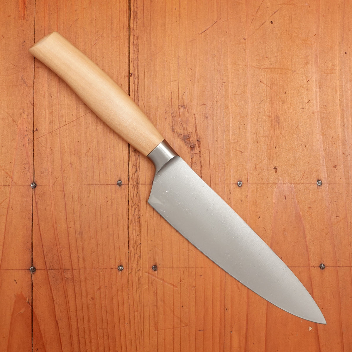 Friedr Herder Madera 6" Chef Forged Stainless Olive 1/2 Bolster