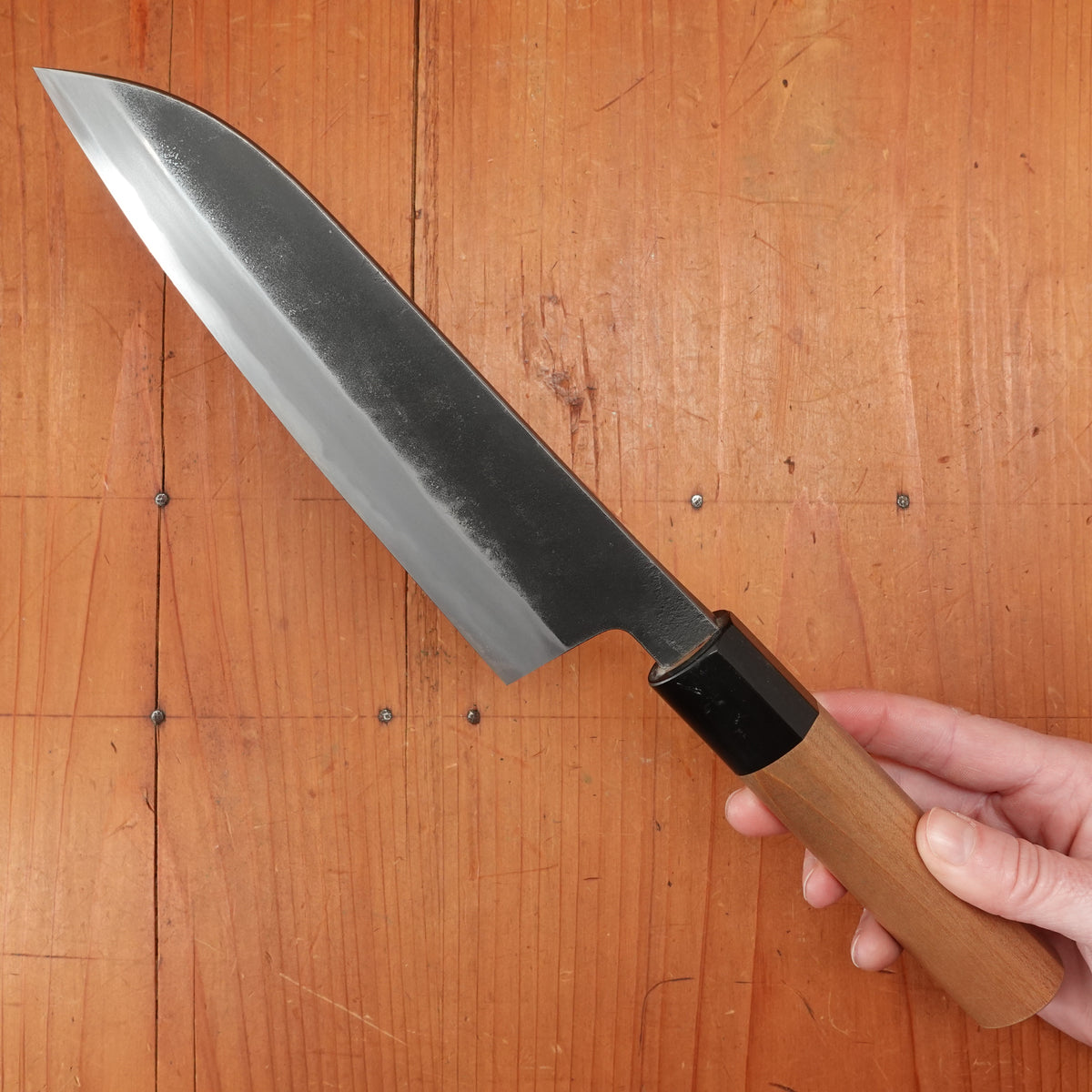 Trade In Tsukasa Hinoura 165mm Santoku Shirogami 2 Kurouchi
