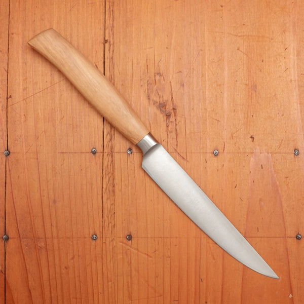 Friedr Herder Madera 4.75" Steak Knife Forged Stainless Olive 1/2 Bolster