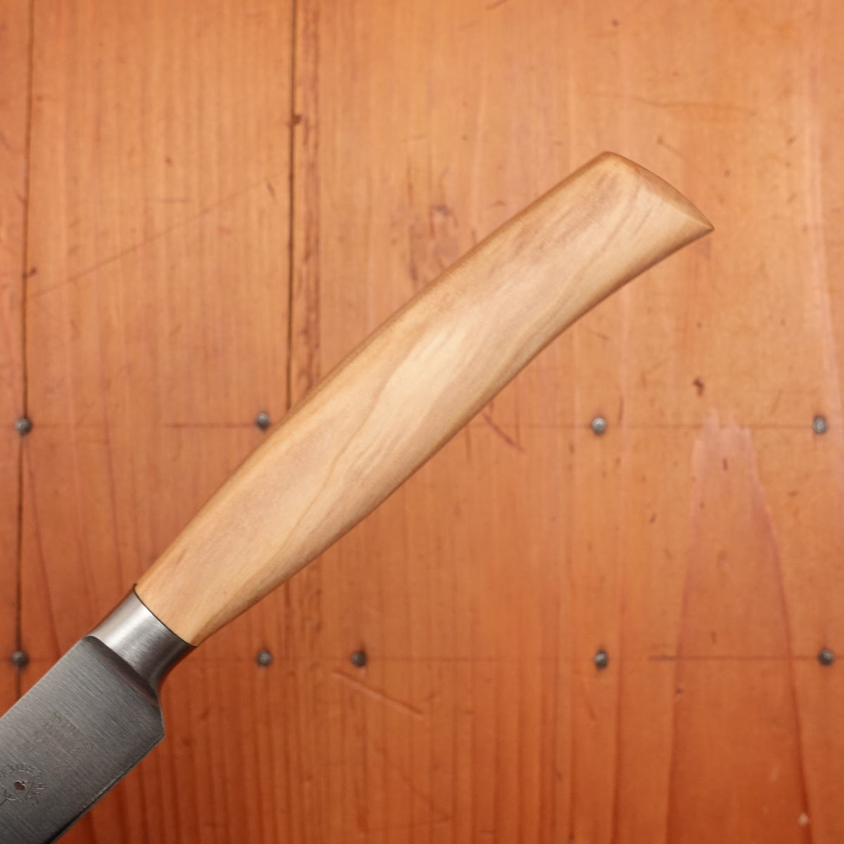 Friedr Herder Madera 4.75" Steak Knife Forged Stainless Olive 1/2 Bolster