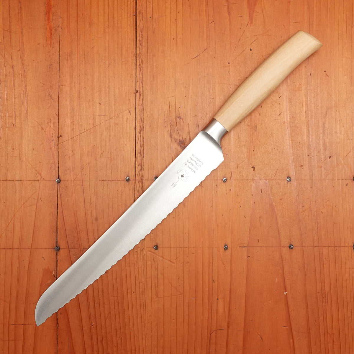 Friedr Herder Madera 8.5" Bread Forged Stainless Olive 1/2 Bolster