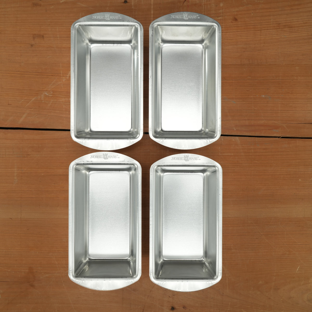 Nordic Ware Naturals Aluminum Set of Mini Loaf Pans - 4 Pieces