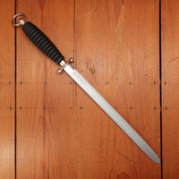 Friedr Herder 12” x 3/4” Oval Honing Steel Plastic Handle