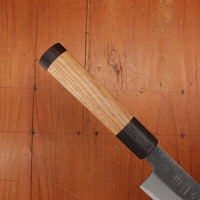 Tagai Sanjo 135mm Petty Stainless Clad Shirogami 2 Oak and Wenge Handle