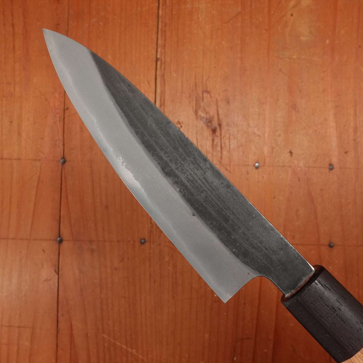 Tagai Sanjo 135mm Petty Stainless Clad Shirogami 2 Oak and Wenge Handle