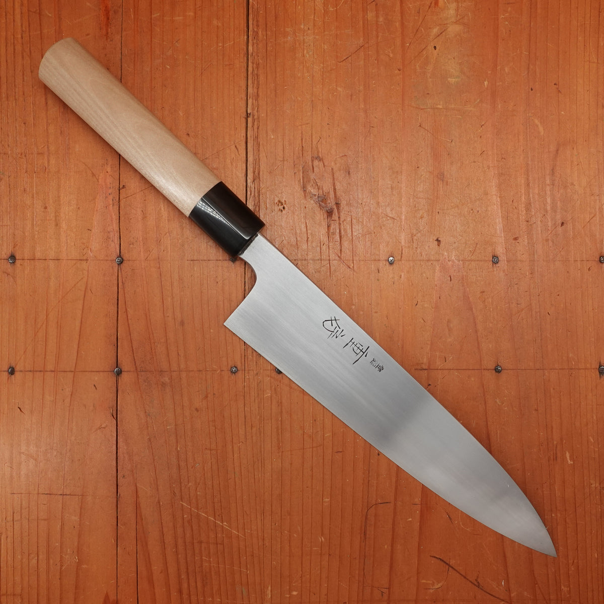 Shigefusa Kasumi 210mm Wa-Gyuto 26c3 Magnolia Wood/Horn Ferrule Handle