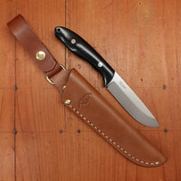 MOKI Berg Pro Trail Fixed Blade Linen Micarta Handle