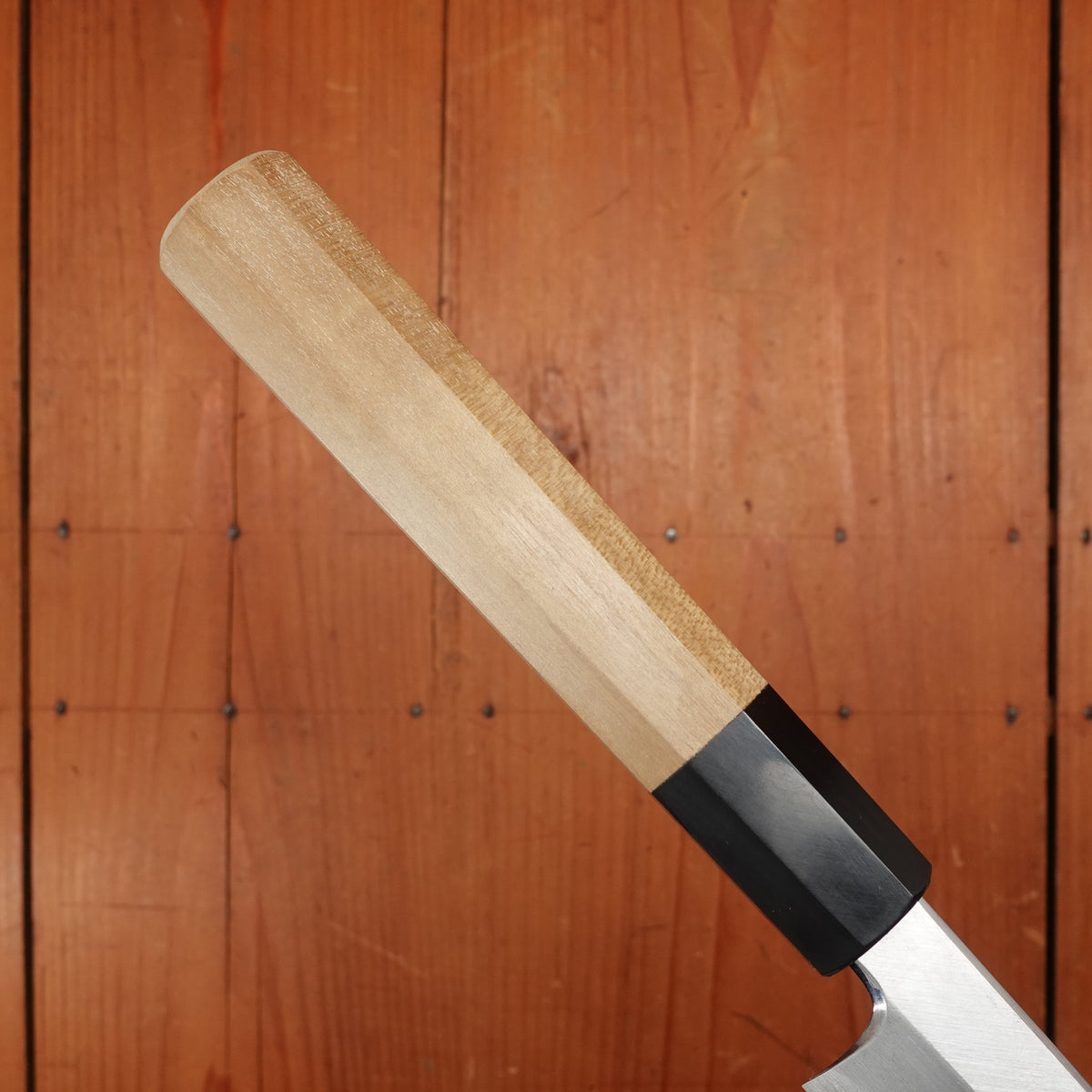 New Old Stock Sakai Konosuke Fujiyama 270mm Sakimaru-Takobiki Aogami 1 Octagonal Ho/Horn Handle with Saya 2010-15