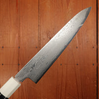 New Old Stock Konosuke Sakai GT KD Damascus 210mm Wa-Gyuto VG10 Lacquer Handle & Saya 2010-15