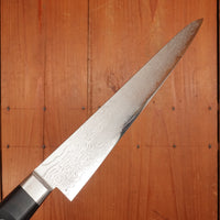 New Old Stock Konosuke Sakai SD Damascus 240 Sujihiki Western Handle circa 2013-17