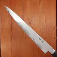New Old Stock Konosuke Sakai SD Damascus 240 Sujihiki Western Handle circa 2013-17