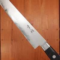 New Old Stock Konosuke Sakai SD Damascus 240 Sujihiki Western Handle circa 2013-17
