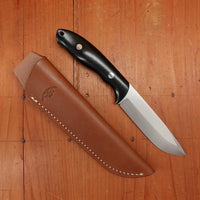MOKI Berg Fixed Blade Linen Micarta Handle