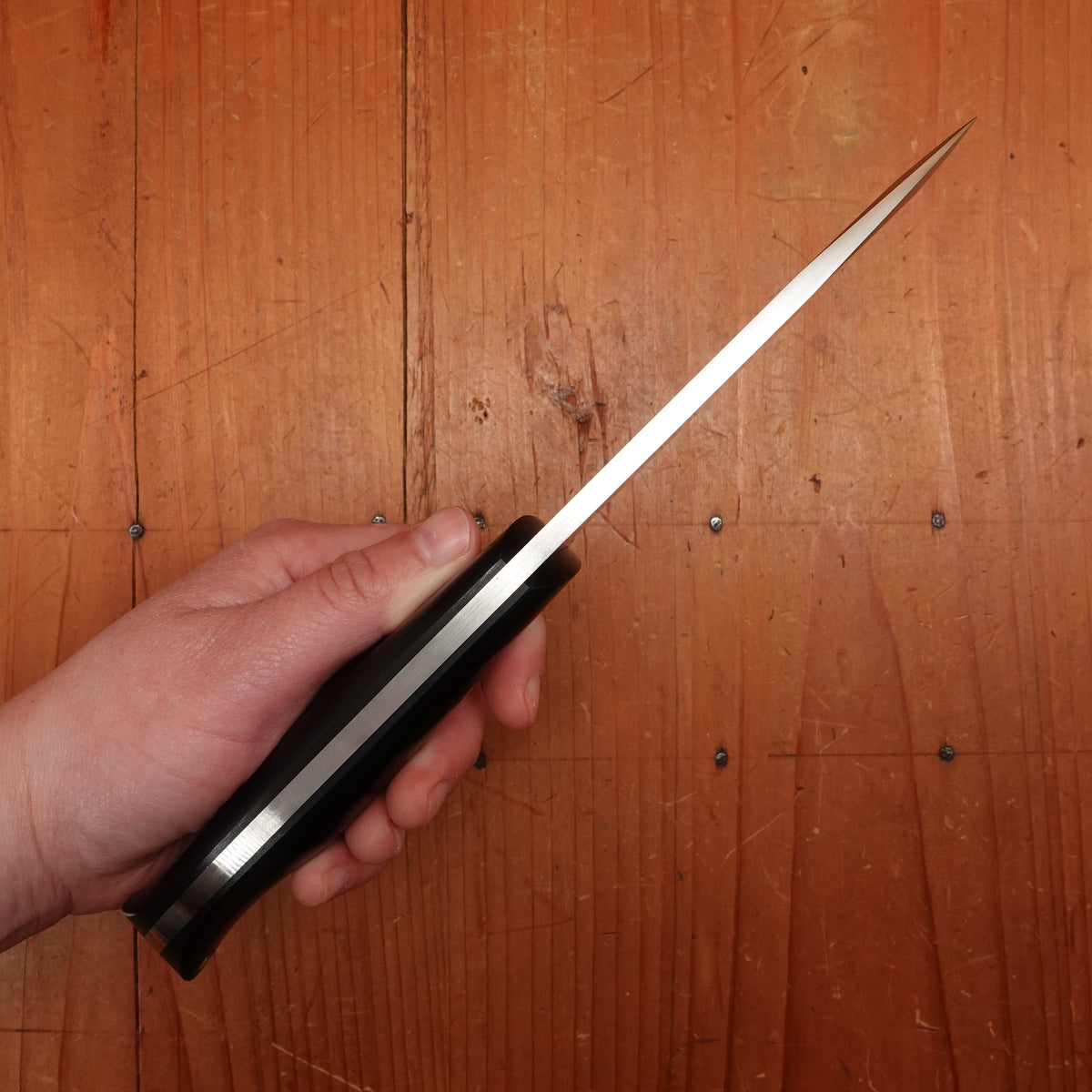 MOKI Berg Fixed Blade Linen Micarta Handle
