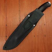 MOKI Berg Robson Ruggedman Trail Fixed Blade Linen Micarta Handle