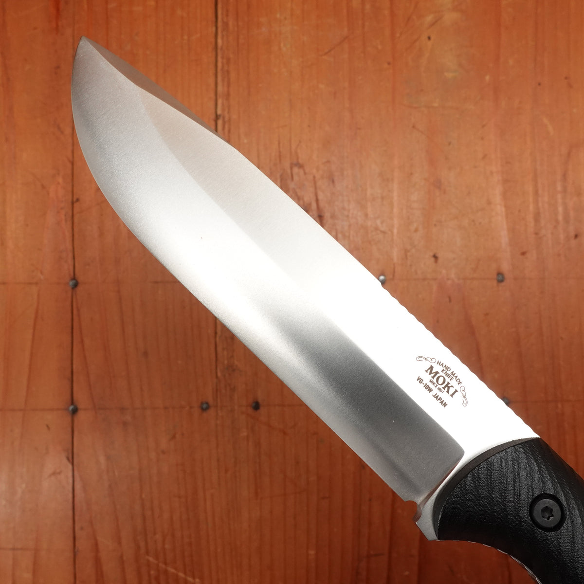 MOKI Berg Robson Ruggedman Trail Fixed Blade Linen Micarta Handle