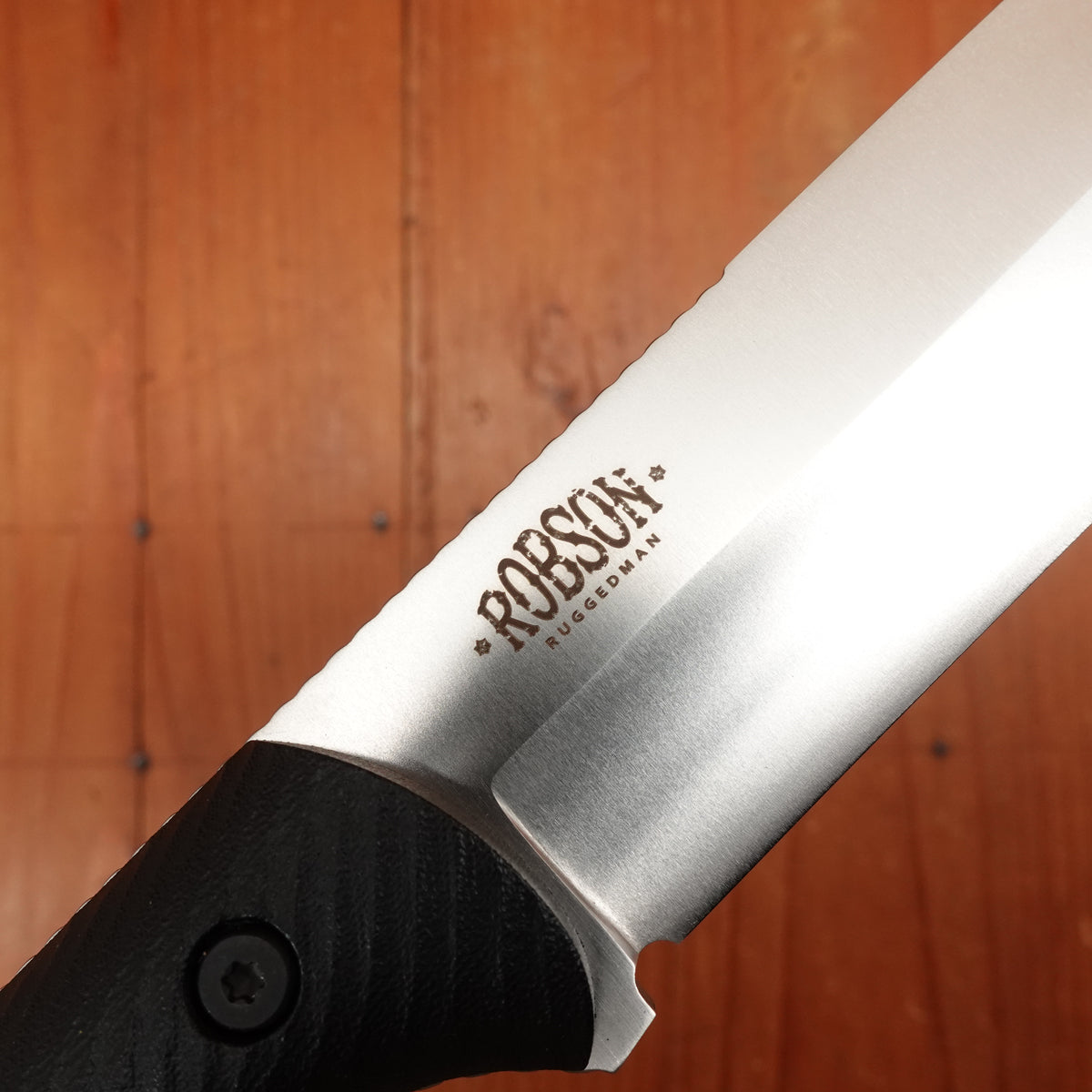 MOKI Berg Robson Ruggedman Trail Fixed Blade Linen Micarta Handle