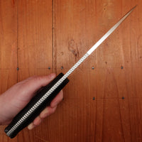 MOKI Berg Robson Ruggedman Trail Fixed Blade Linen Micarta Handle