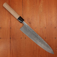 Hitohira TD 240mm Gyuto SLD Tsuchime Ho Wood Handle (D-Shape)