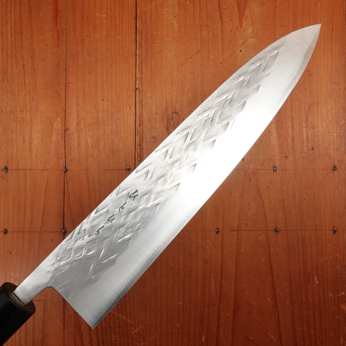 Hitohira TD 240mm Gyuto SLD Tsuchime Ho Wood Handle (D-Shape)