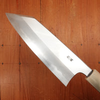 Hitohira Togashi 180mm Bunka Stainless Clad Shirogami 1 Ziricote Handle