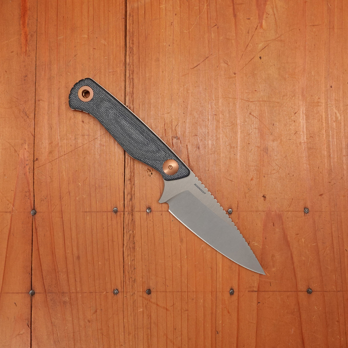 Benchmade 203 Dacian 7.5" Spear Point CPM-Magnacut Fixed Blade Blue Denim Micarta Handle