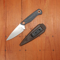 Benchmade 203 Dacian 7.5" Spear Point CPM-Magnacut Fixed Blade Blue Denim Micarta Handle