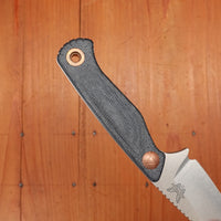 Benchmade 203 Dacian 7.5" Spear Point CPM-Magnacut Fixed Blade Blue Denim Micarta Handle