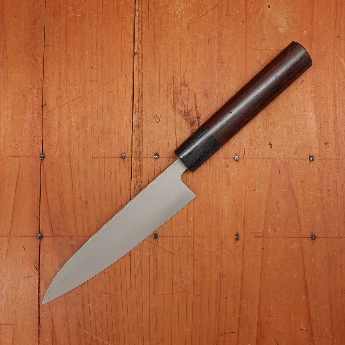 Hitohira Setsu Forged 140mm Petty VG10 Damascus Rosewood