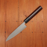 Hitohira Setsu Forged 140mm Petty VG10 Damascus Rosewood